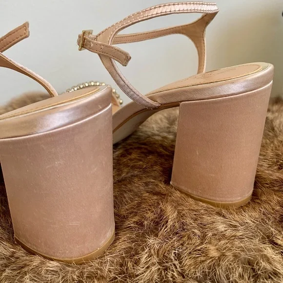 Badgley Mischka - Lori Block Heel in Champagne - Picture 11 of 16